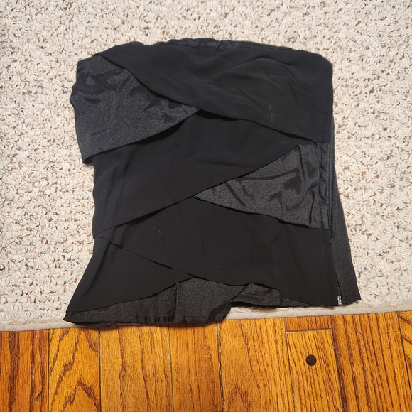 Charlotte Russe Tops - Black Layered Strapless Top